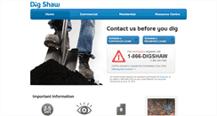 Desktop Screenshot of digshaw.ca
